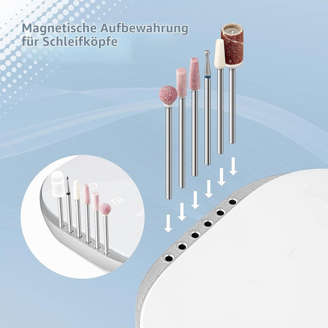 Madenia Elektrische Nagelfräser TouchPro Gelnägel 35000 U Min Profi Nagelfeile Elektrische Maniküre
