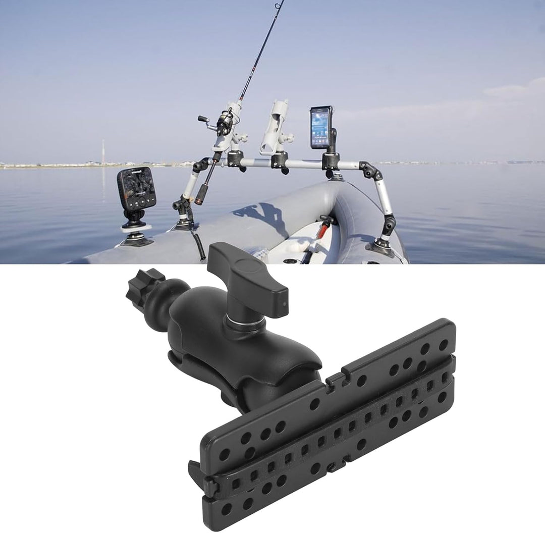 Universeller Fischfinder-Montagesockel, Drehbarer Kugel-Sechskant-Basishalter für Marineboot-Kajak,