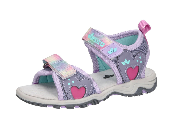Lico Unisex Kinder Blacky VSandalen 26 EU Marine Lemon Blau, 26 EU Marine Lemon Blau