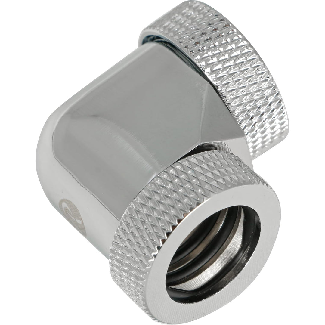 Raijintek Verbindungsstück PELIAS D160906, 16 mm, 90-Grad-Adapter, 6er-Pack, Silber