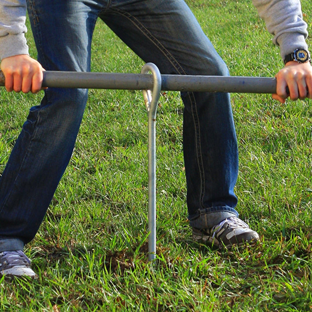 GIBBON Bodenschraube | Befestigung der Slackline | Optimal bei fehlenden Bäumen Slack Frame | Mobil