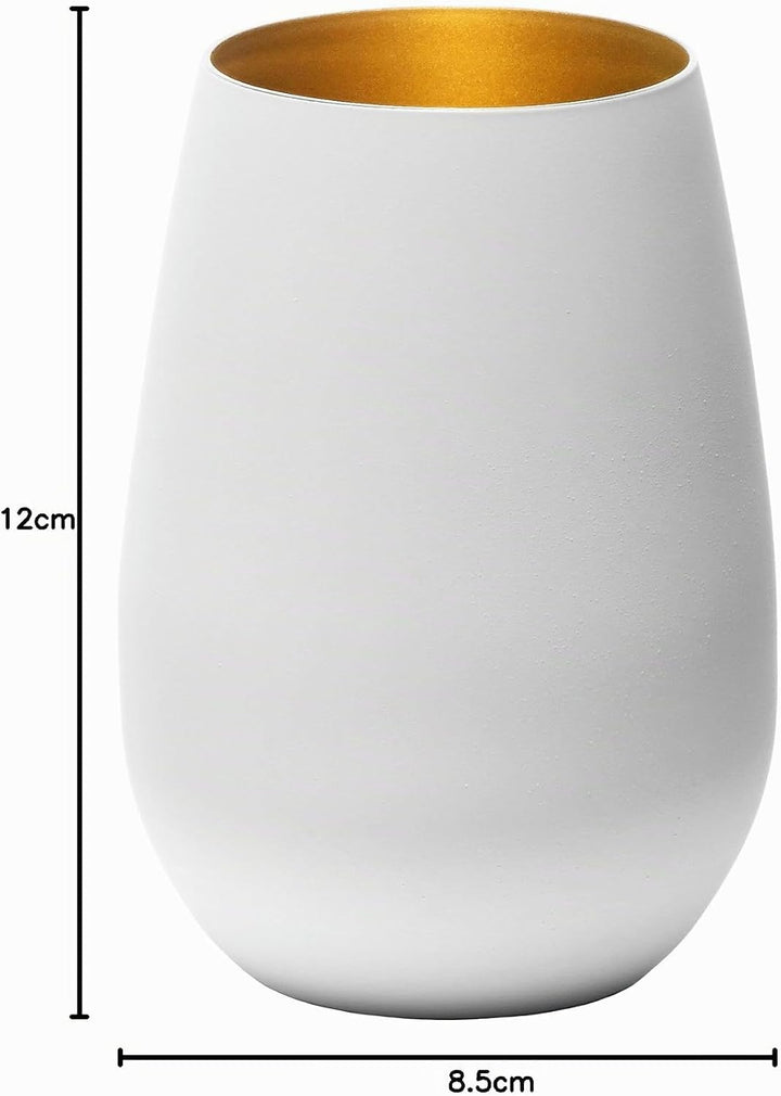 Stölzle Lausitz 3520012EL086 ELEMENTS Becher, Kristallglas, 465 milliliters, 6er pack