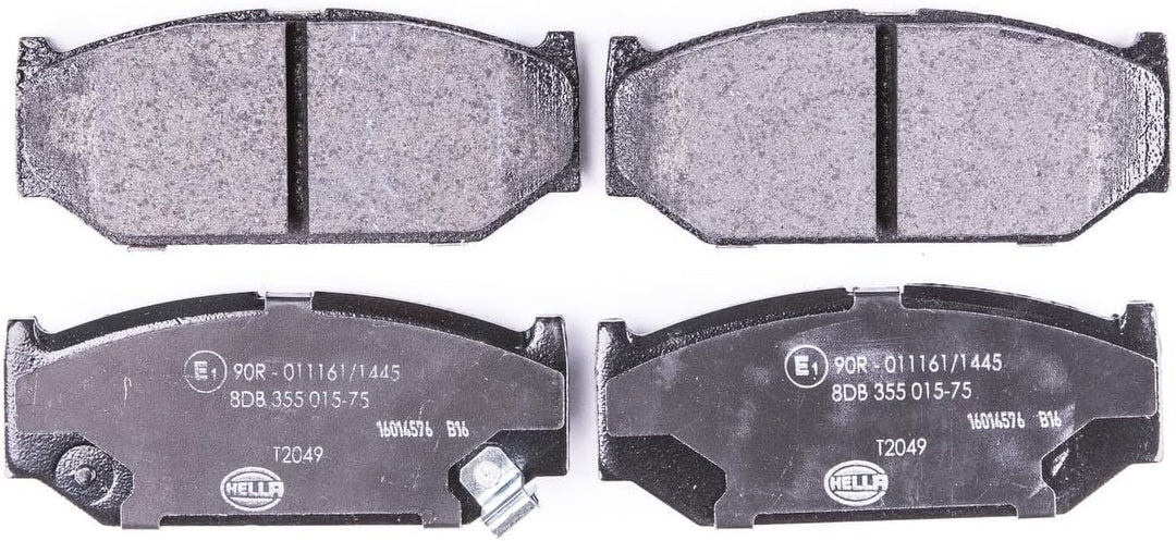 HELLA PAGID 8DB 355 015-751 Bremsbelagsatz - T2049 - Dicke/Stärke: 15.5mm - Bremssystem: Jiangxi Wa