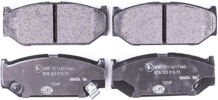 HELLA PAGID 8DB 355 015-751 Bremsbelagsatz - T2049 - Dicke/Stärke: 15.5mm - Bremssystem: Jiangxi Wa
