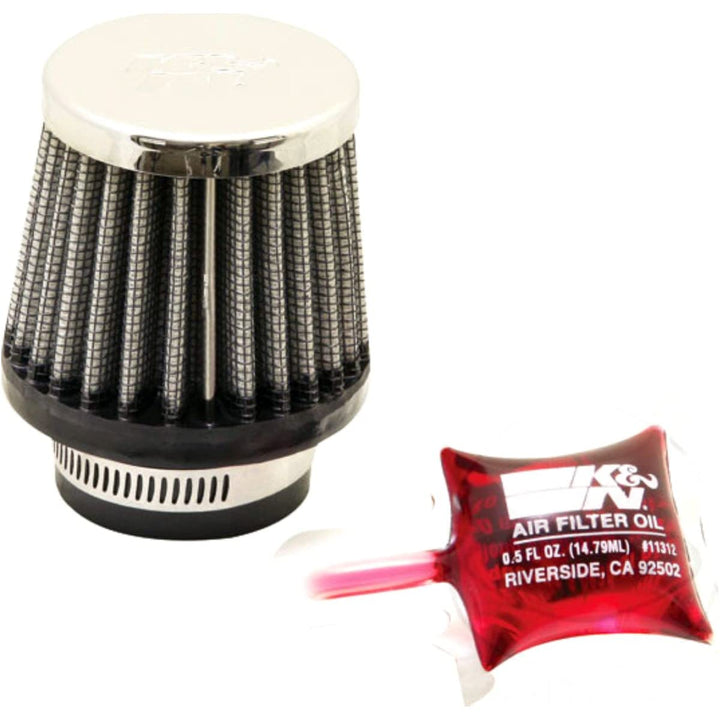 K&amp;N RC-0790 KFZ und Motorrad Universal Chrom Filter Rot