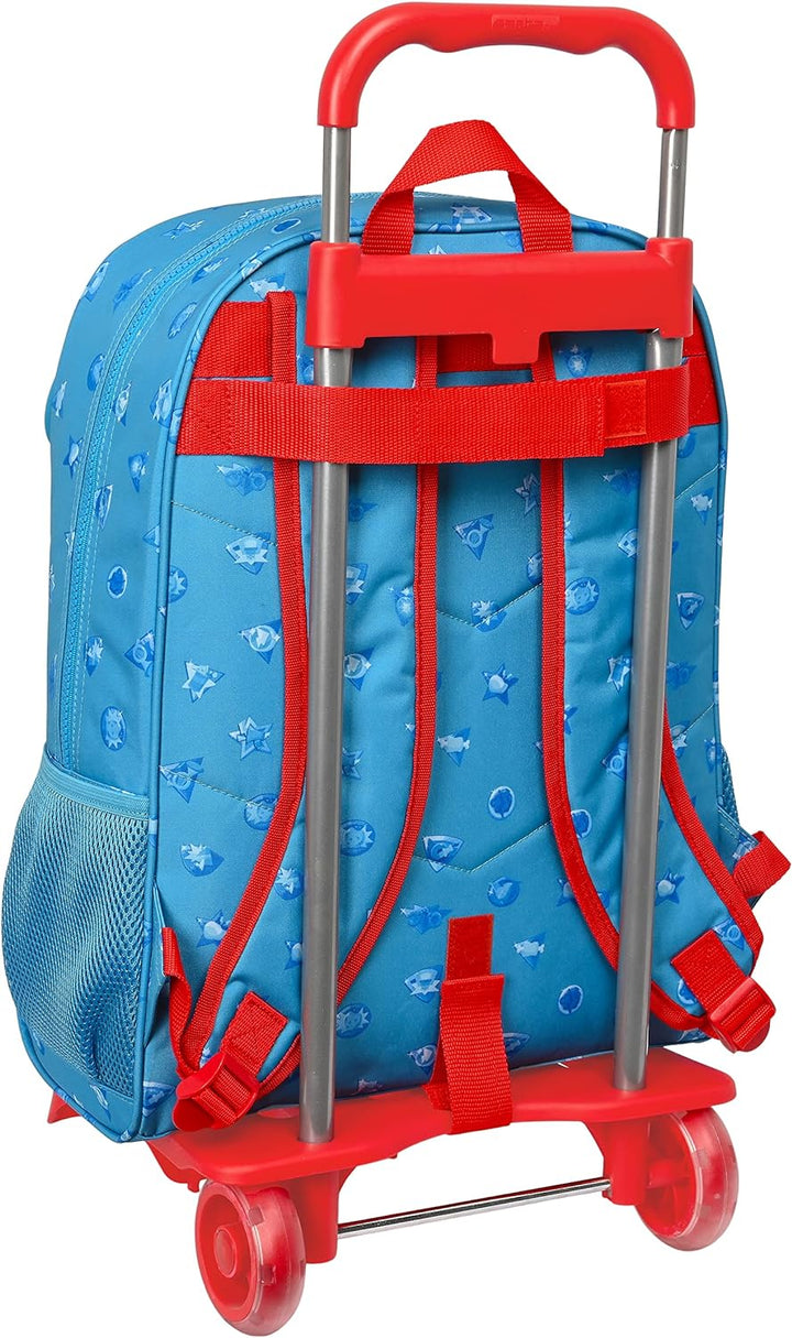 safta SUPERZINGS Kinderrucksack, Modell 522 mit Trolley 905, ideal für Kinder jeden Alters, bequem u