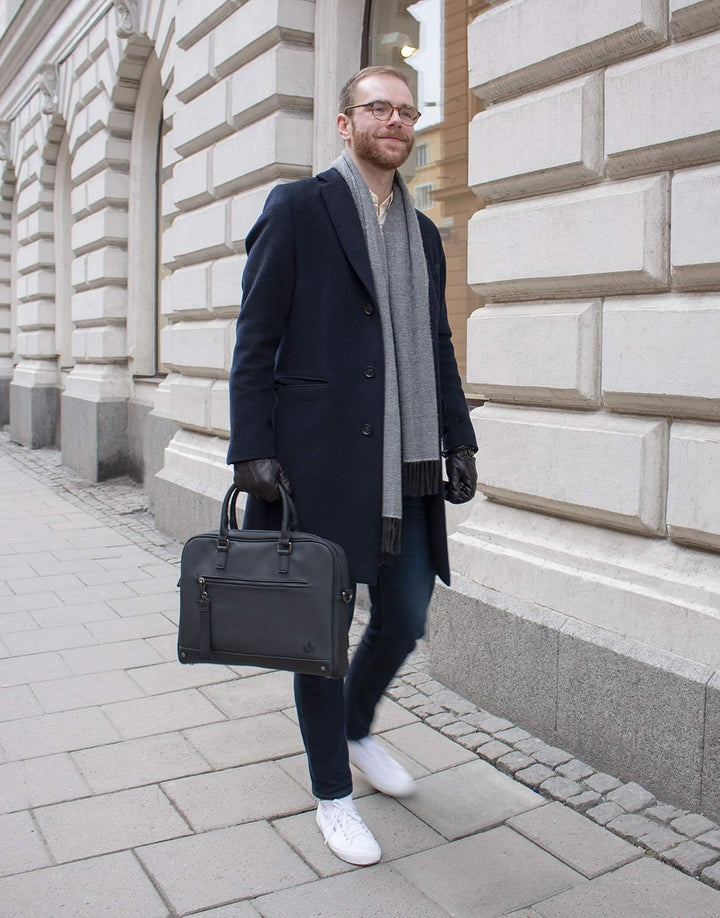 The Friendly Swede Laptoptasche 13 Zoll, minimalistische Arbeitstasche, Businesstasche, Aktentasche