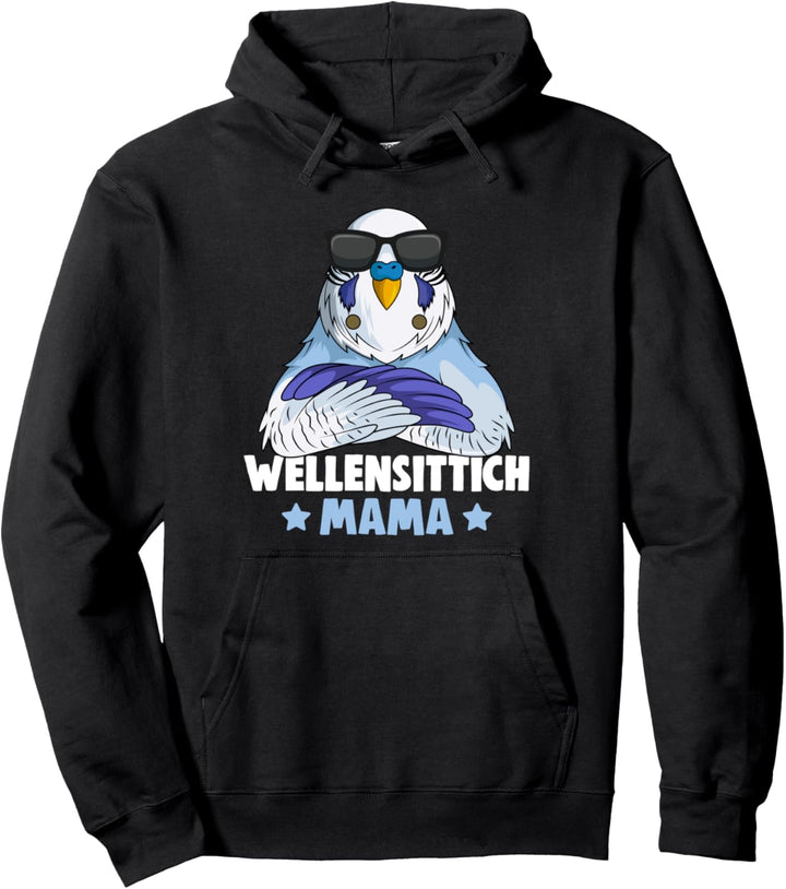 Wellensittich Sittich Mama Pullover Hoodie