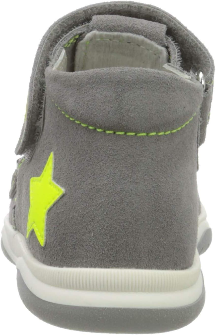 Richter Jungen Babel Geschlossene Sandalen 24 EU Grau Stone Neon Yellow 6601, 24 EU Grau Stone Neon
