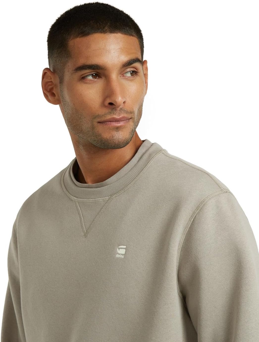 G-Star Herren Premium core r Knit XS Beige (Elephant Skin D16917-c235-g106), XS Beige (Elephant Skin
