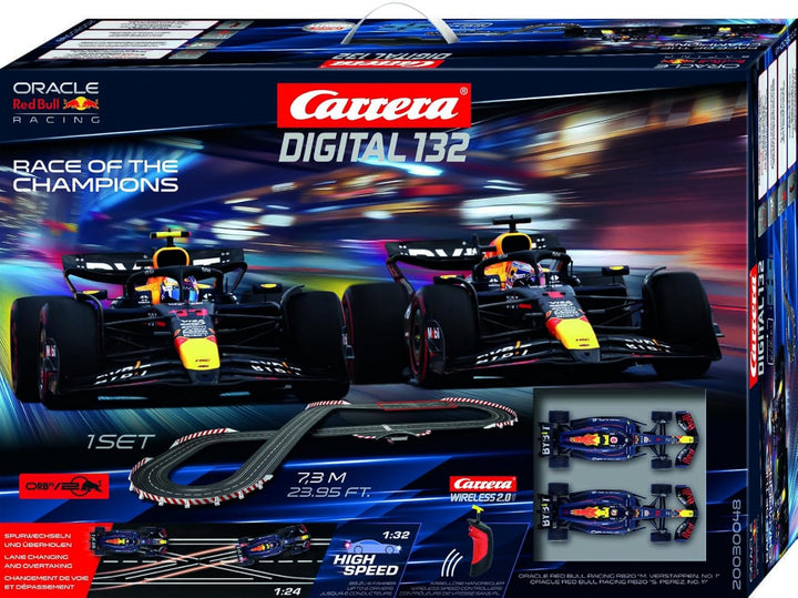 Carrera DIGITAL 132 / Formula 1 Race of The Champions/Red Bull Racing RB20 M. Verstappen vs. S. Pére