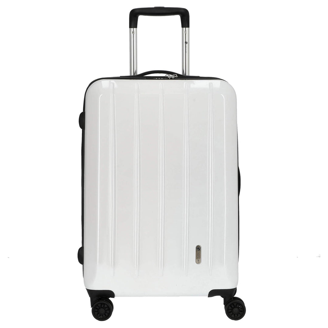 CHECK.IN London 2.0-4-Rollen-Trolley 67 cm weiss Weiss, Weiss