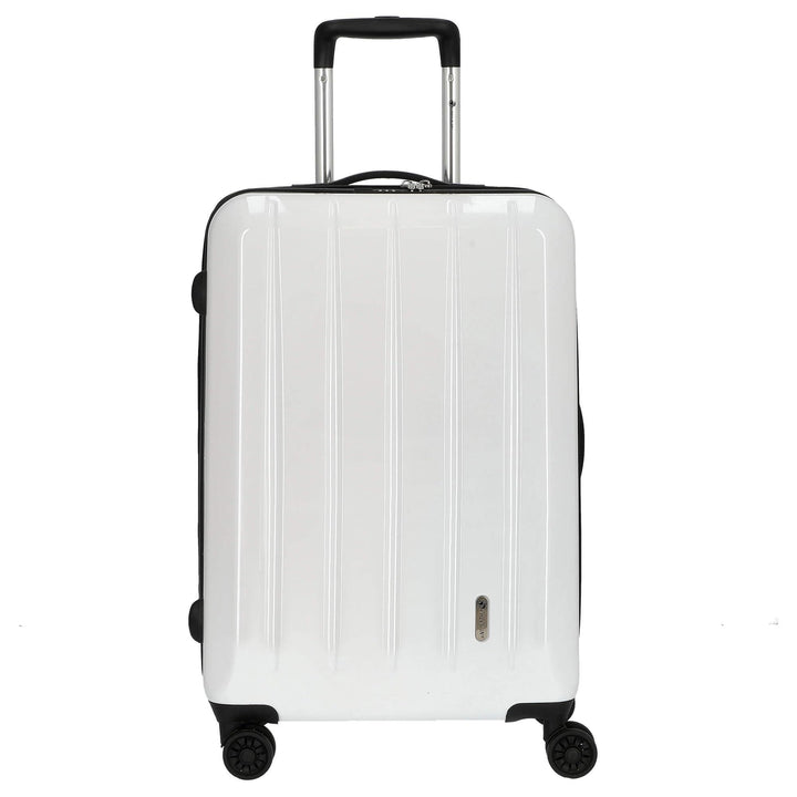 CHECK.IN London 2.0-4-Rollen-Trolley 67 cm weiss Weiss, Weiss