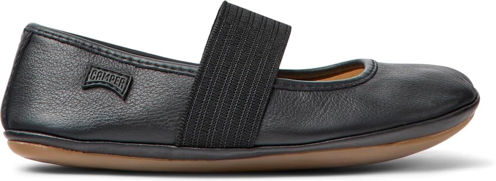 Camper Jungen Mädchen Right Geschlossene Sandalen 25 EU Schwarz, 25 EU Schwarz