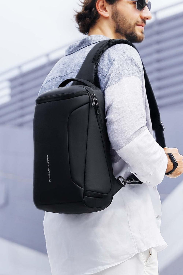 MARK RYDEN Schultertasche wasserdicht Large Shoulder Chest Crossbody-Tasche Leichter, lässiger Tages