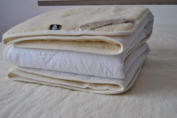 Merino Wool Diamond Unterbett Matratzenschoner Unterbetten Wolle Wool Mattress Topper Matratzenaufla