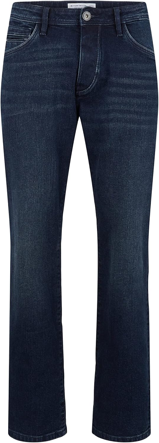TOM TAILOR Herren Marvin Straight Jeans 33W / 34L 10127 - Tinted Blue Denim, 33W / 34L 10127 - Tinte