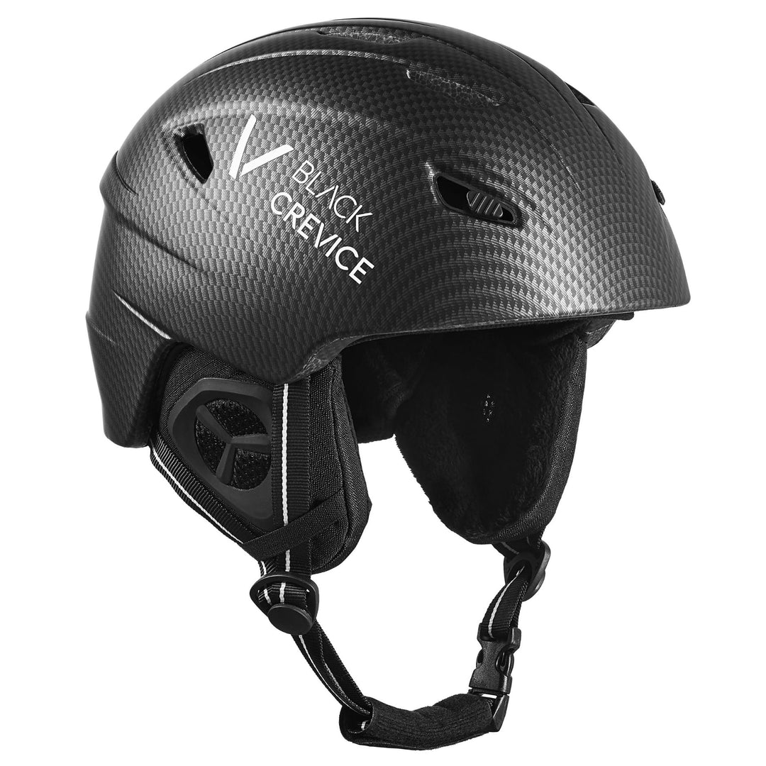 Black Crevice Skihelm Streif I Stossfester Skihelm in sportlichem Design I Skihelm Herren &amp; Damen I