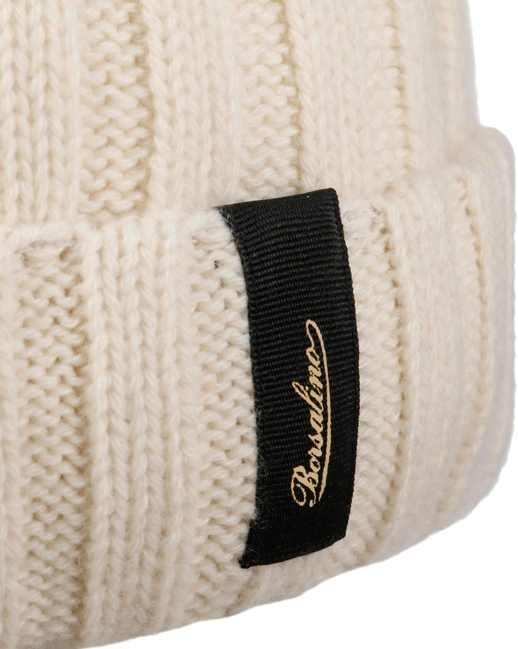 Borsalino Kaschmirmütze Umschlagmütze Strickmütze Wollmütze Damen/Herren - Made in Italy mit Umschla