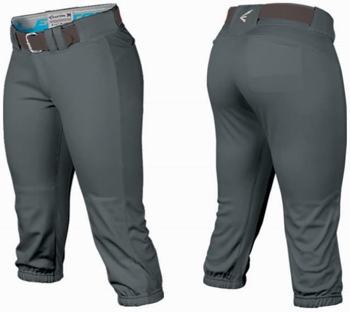 Easton PROWESS Fastpitch Game/Practice Softball Pant | Damen | Solid | Anthrazit XL, XL Anthrazit