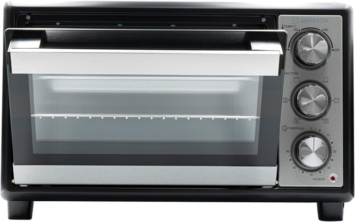 BEHOME Elektrischer Ofen mit Umluft, klein, 20 l, Temperatur bis zu 230 °, Timer 60 min, elektrische