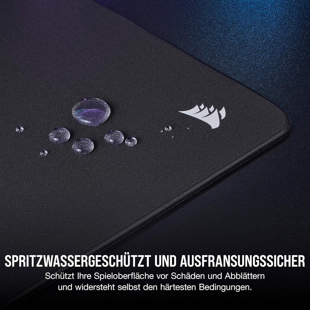 Corsair MM500 v2 Grosses Hybrid-Stoff-Mauspad für Spiele – 45cm x 40cm – Auslaufsichere Beschichtung