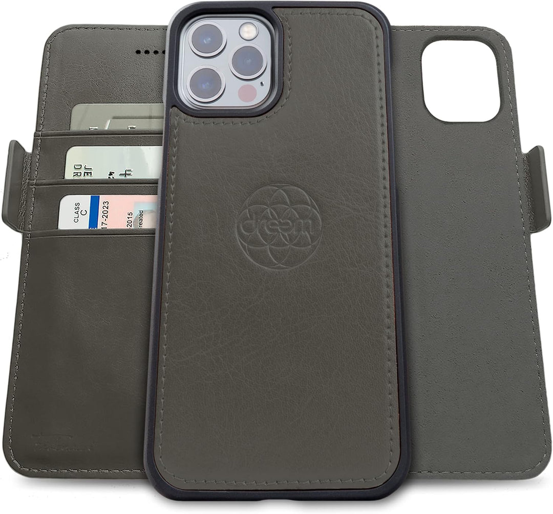 Dreem Fibonacci iPhone 13 Pro Max Brieftaschen-Etui / 2-in-1 stossfestes Etui und abnehmbares Folio
