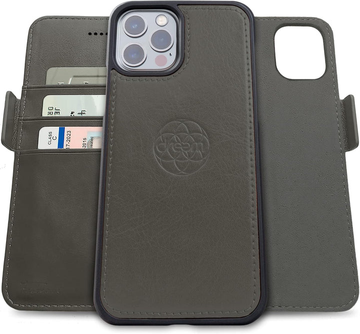 Dreem Fibonacci iPhone 13 Pro Max Brieftaschen-Etui / 2-in-1 stossfestes Etui und abnehmbares Folio