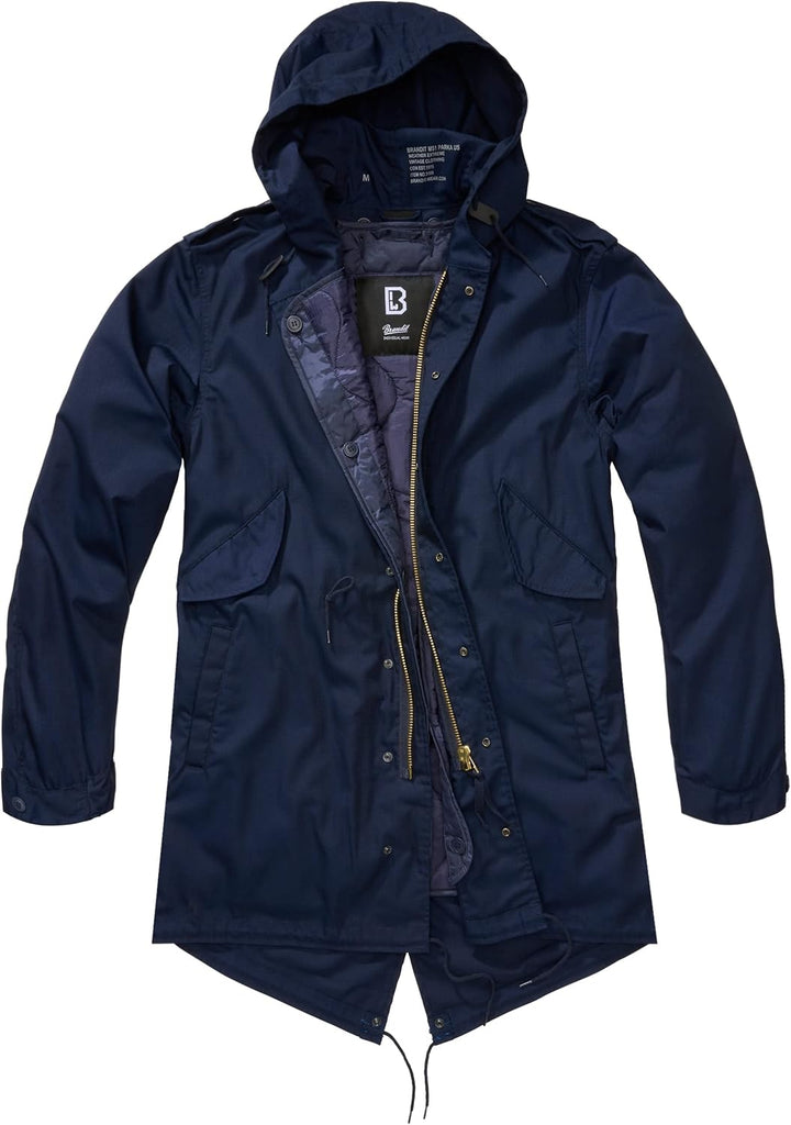 Brandit M51 US Parka M Deluxe Ripstop Navy, M Deluxe Ripstop Navy