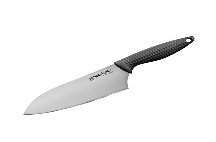 SAMURA Golf Santoku Kochmesser 180mm/7.1". Härte 59 HRC
