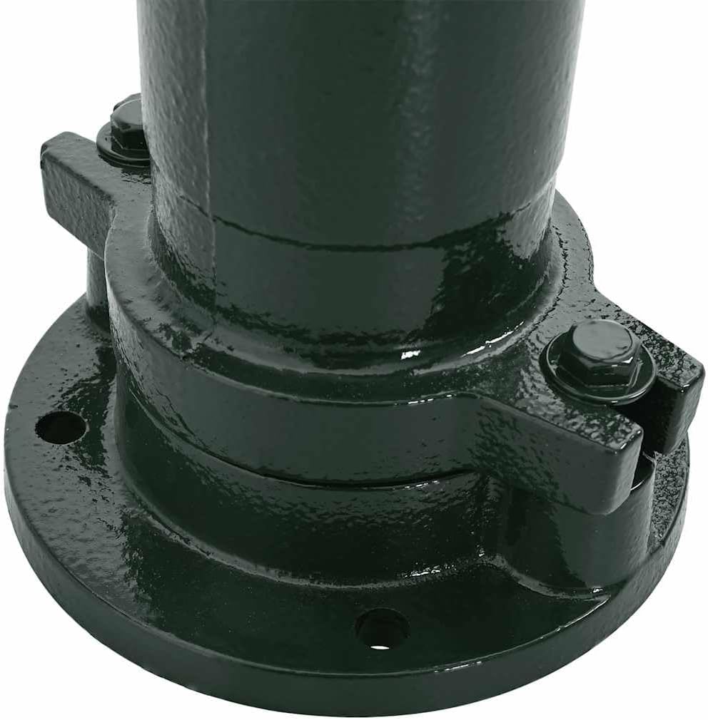 vidaXL Schwengelpumpe Gusseisen Grün Handpumpe Handschwengelpumpe Gartenpumpe