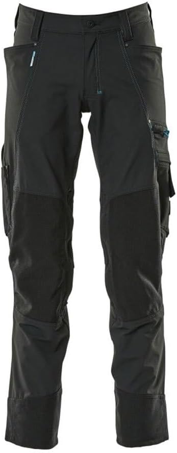 Mascot 17179-311-09 Advanced Cordura Ultimate Stretch Geringes Gewicht Hose mit Knietaschen, Schwarz