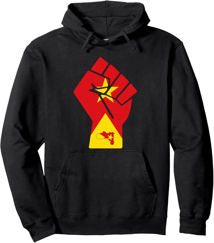Tigray Pease Map United Tigray Flag Gift Pullover Hoodie