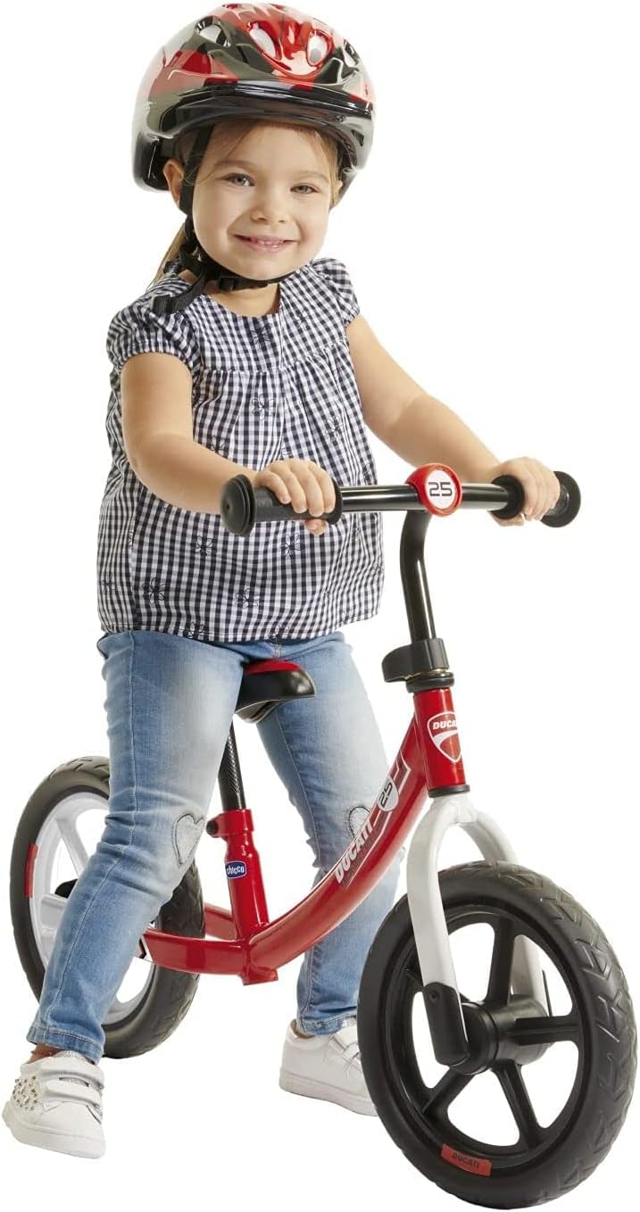 Chicco Ducati Balance Bike+ für Kinder 2-5 Jahre, Kinder Laufrad fürs Gleichgewicht, mit höhenverste