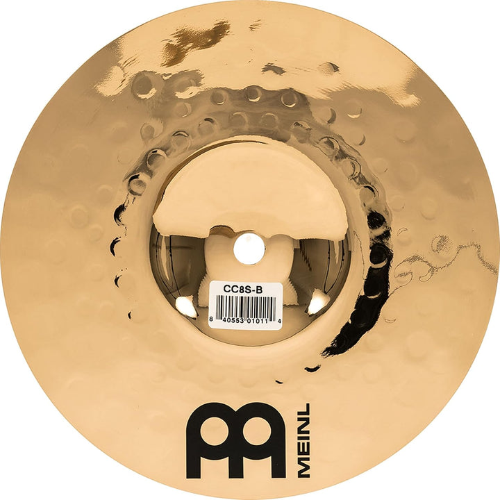 Meinl Cymbals Classics Custom Brilliant Splash 8 Zoll (Video) Schlagzeug Becken (20,32cm) B12 Bronze