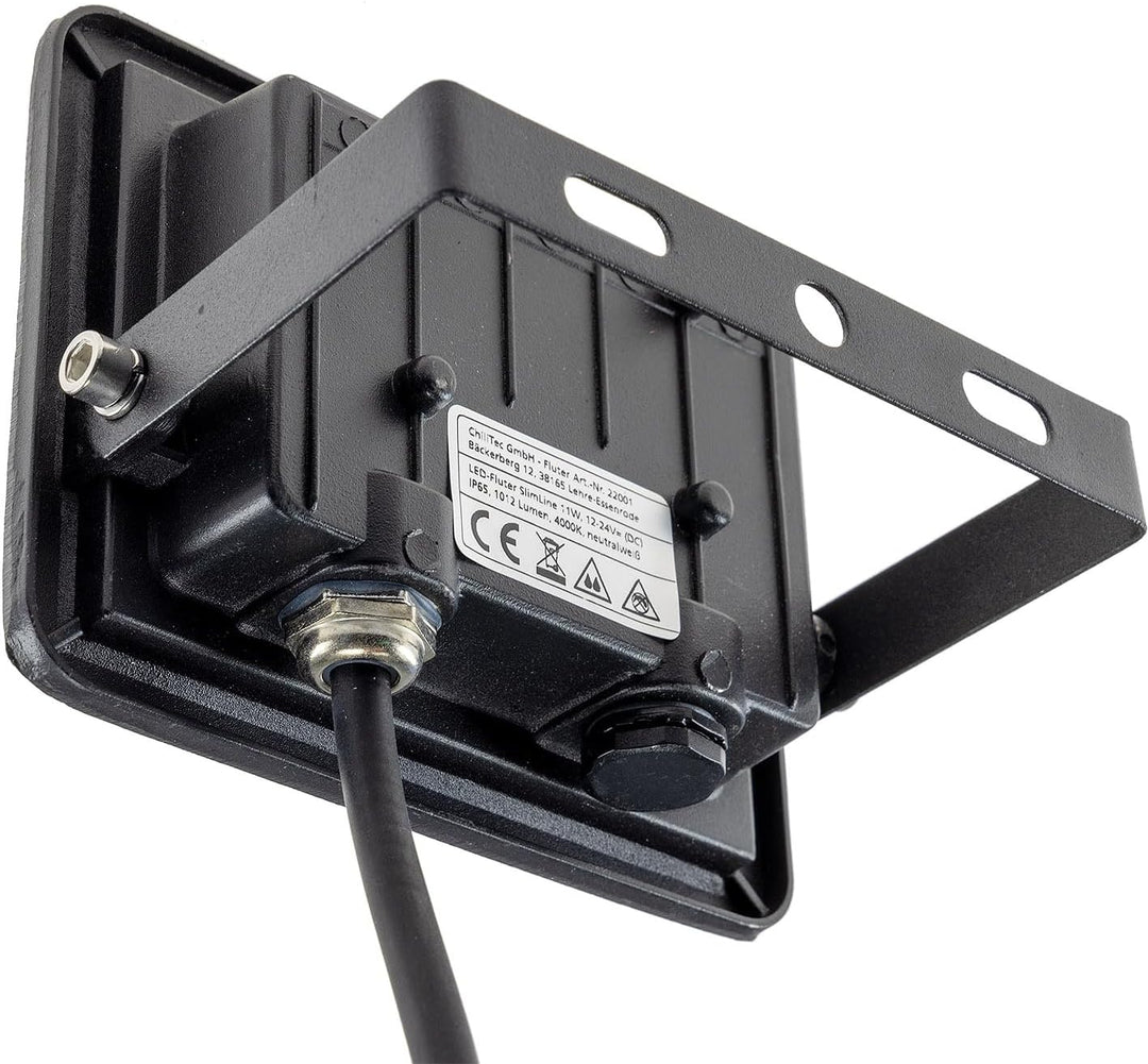 ChiliTec LED Scheinwerfer Fluter 11Watt Flutlicht 12V-24V Aussenstrahler - Beleuchtung Camper Wohnmo