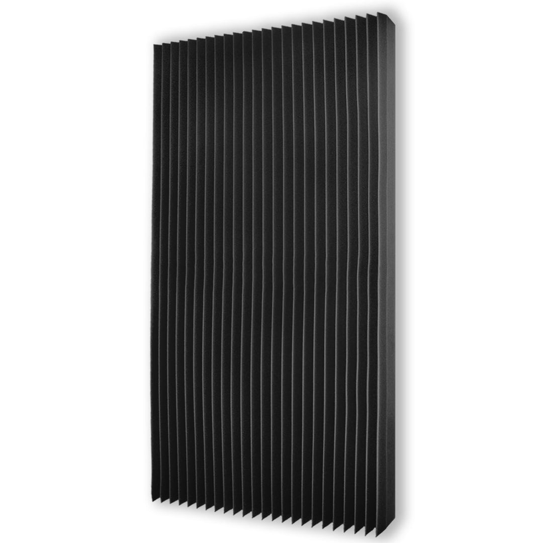 Akustikschaumstoff, 120 x 60 x 5 cm, schalldichte Schaumstoffplatten, feuerfeste Keilplatten mit hoh