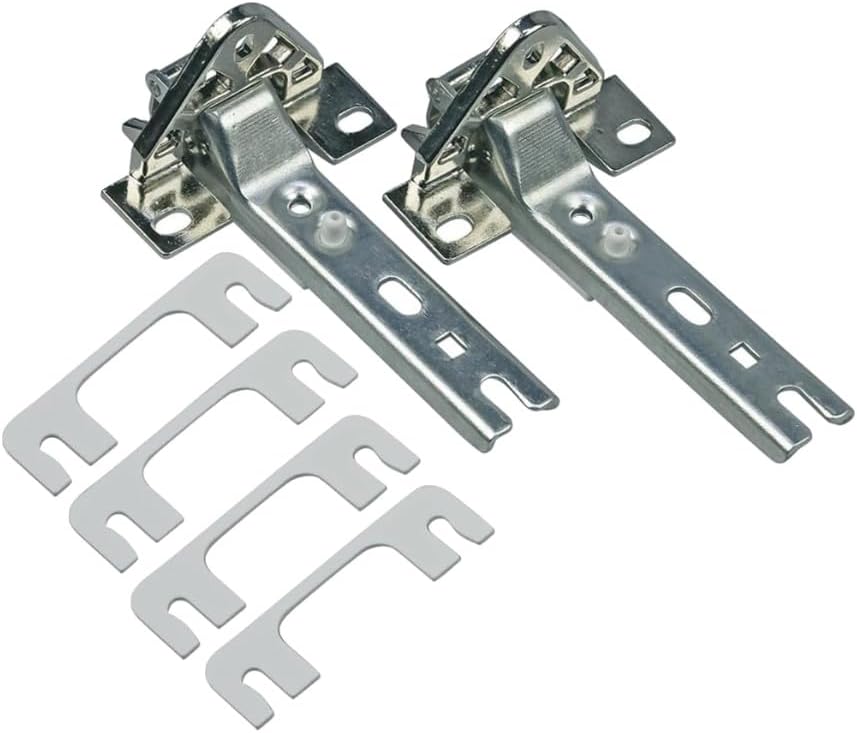 Trade-Shop 2er Set Kühlschrankscharnier oben unten kompatibel mit smeg 931330273, kompatibel mit Bra