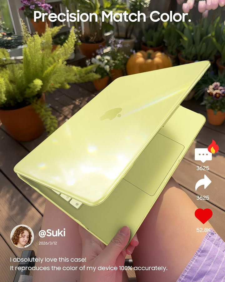 Fintie Hülle Kompatibel mit MacBook Neo 13 Zoll A3404 mit A18 Pro Chip 2026, Ultradünne Hartschale S