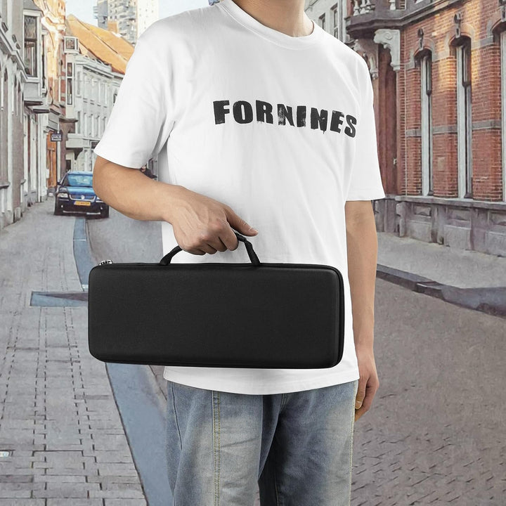 Linkidea Hartschalen-Reiseetui für kompakte 90 % - 96 % Tastatur, Computer mit 100 Tasten, kabellose