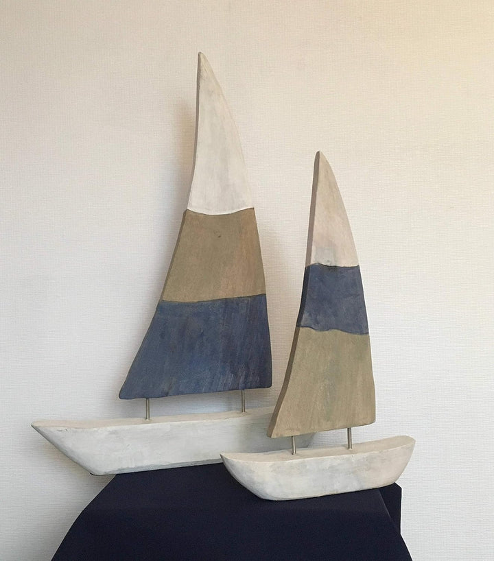 Moritz Holzdeko Segelboot 69,5 cm Atlantic Deko Schiff Maritime Dekoration