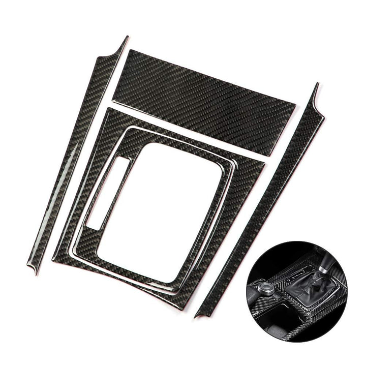 Schalttafelabdeckung, Carbon Auto Schaltpanel Verkleidung für W204 C Klasse 07-13 (Left Hand Drive)