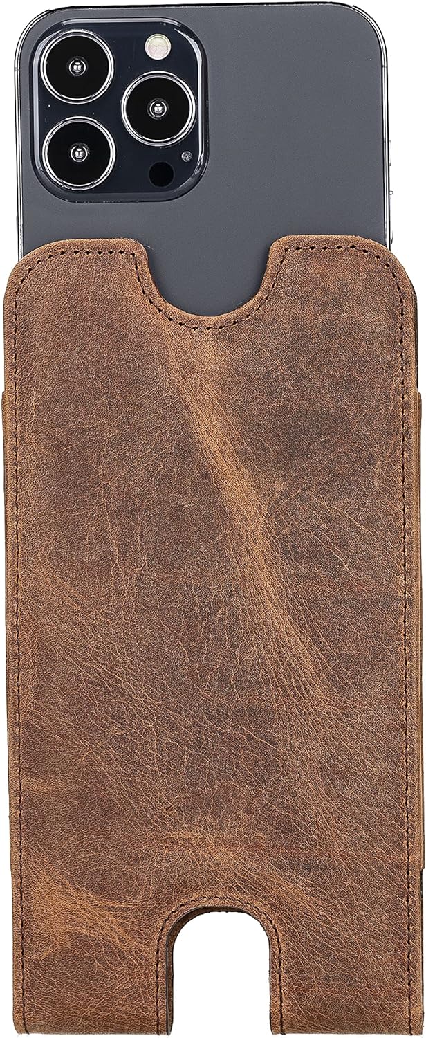 Solo Pelle Lederhülle für das iPhone 12/12 Pro / 13/13 Pro bis 6.1 Zoll Stanford Case Leder Hülle Le