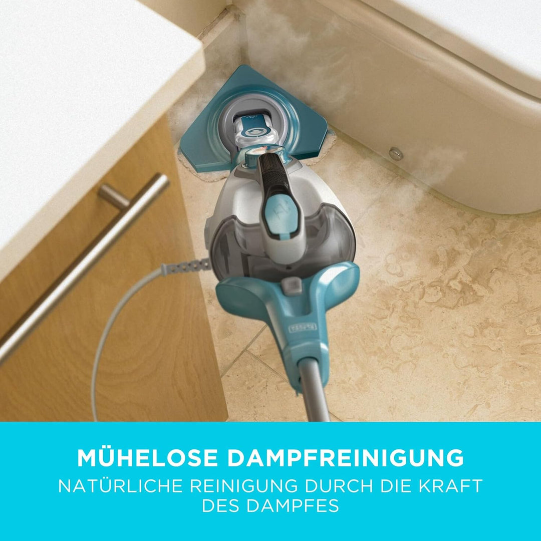Black+Decker Delta-Aufsatz-Set Dampfglätter, Textilauffrischer, Poltergleiter und Deltapad, FSMHGA