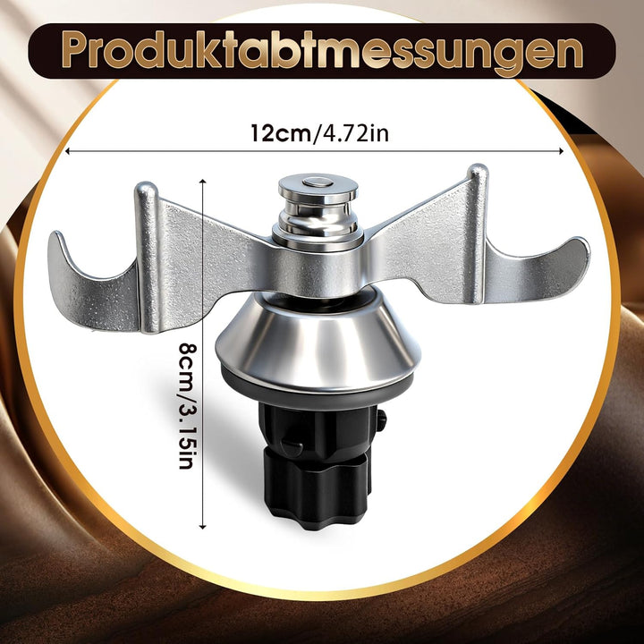 Teigmesser für Thermomix TM31, Edelstahl-Teigmischmesser, Schnelle Reinigung,Ersatzteile für Thermom