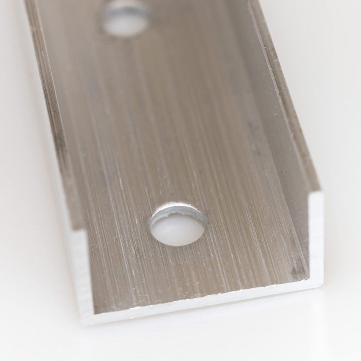 NAKA Aluminium C-Profilverbinder PV Solarpanelen 8 Stück | Photovoltaik Solarmodul Schienenverbinder