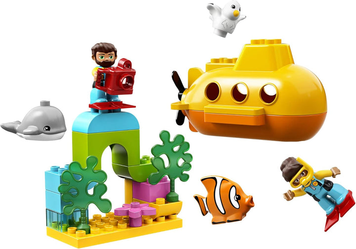 LEGO DUPLO Town Submarine Adventure 10910 Building Kit, New 2019 (24 Pieces)