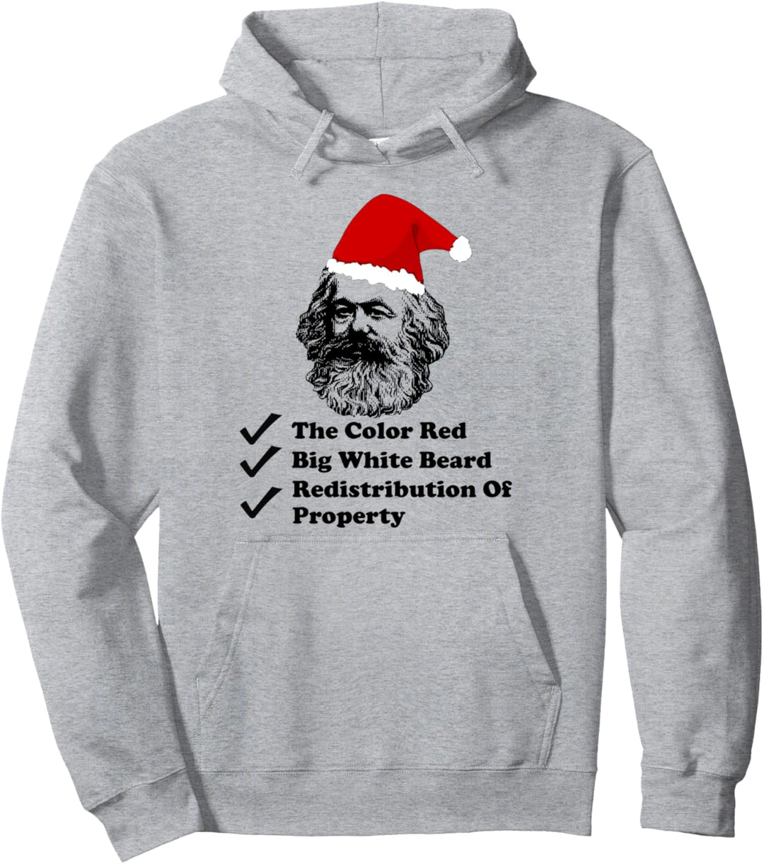 Santa Marx - Karl Marx, Weihnachten, Sozialismus, Wirtschaft Pullover Hoodie