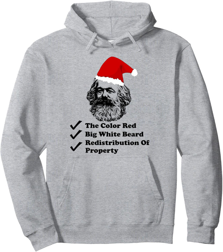 Santa Marx - Karl Marx, Weihnachten, Sozialismus, Wirtschaft Pullover Hoodie