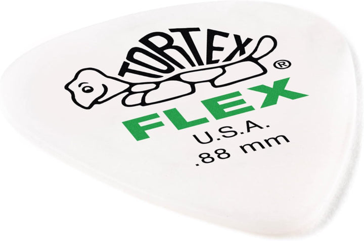 Médiators Jim Dunlop 0,88mm Tortex Flex 0,88mm sachet de 72 0,88mm Sachet de 72 .88 mm Weiss, 0,88mm